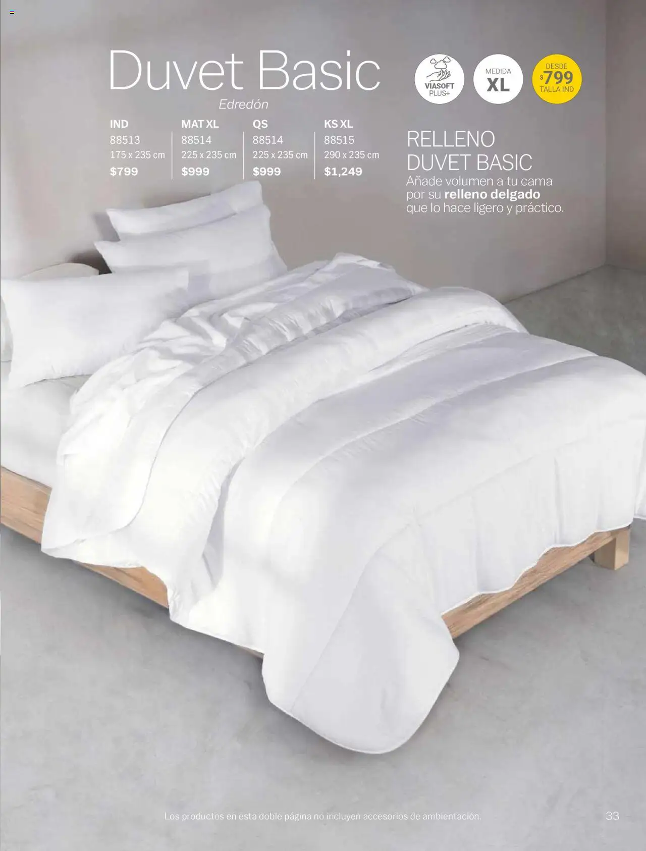 Nuevas ofertas de Vianney válidas en toda la República Mexicana desde el 15.08.2025. ¡Encuentra las mejores ofertas en Vianney - Catálogo Invierno! | Página: 35 | Productos: Cama