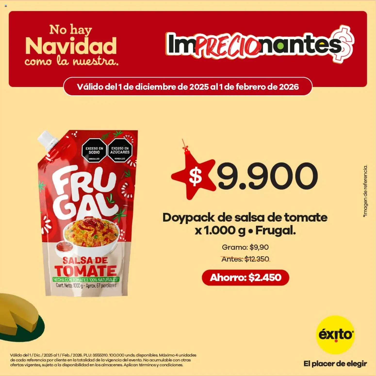 Éxito revista - valida desde el 01.12.2025 | Página: 2 | Productos: Tomates, Salsa de tomate, Tomate