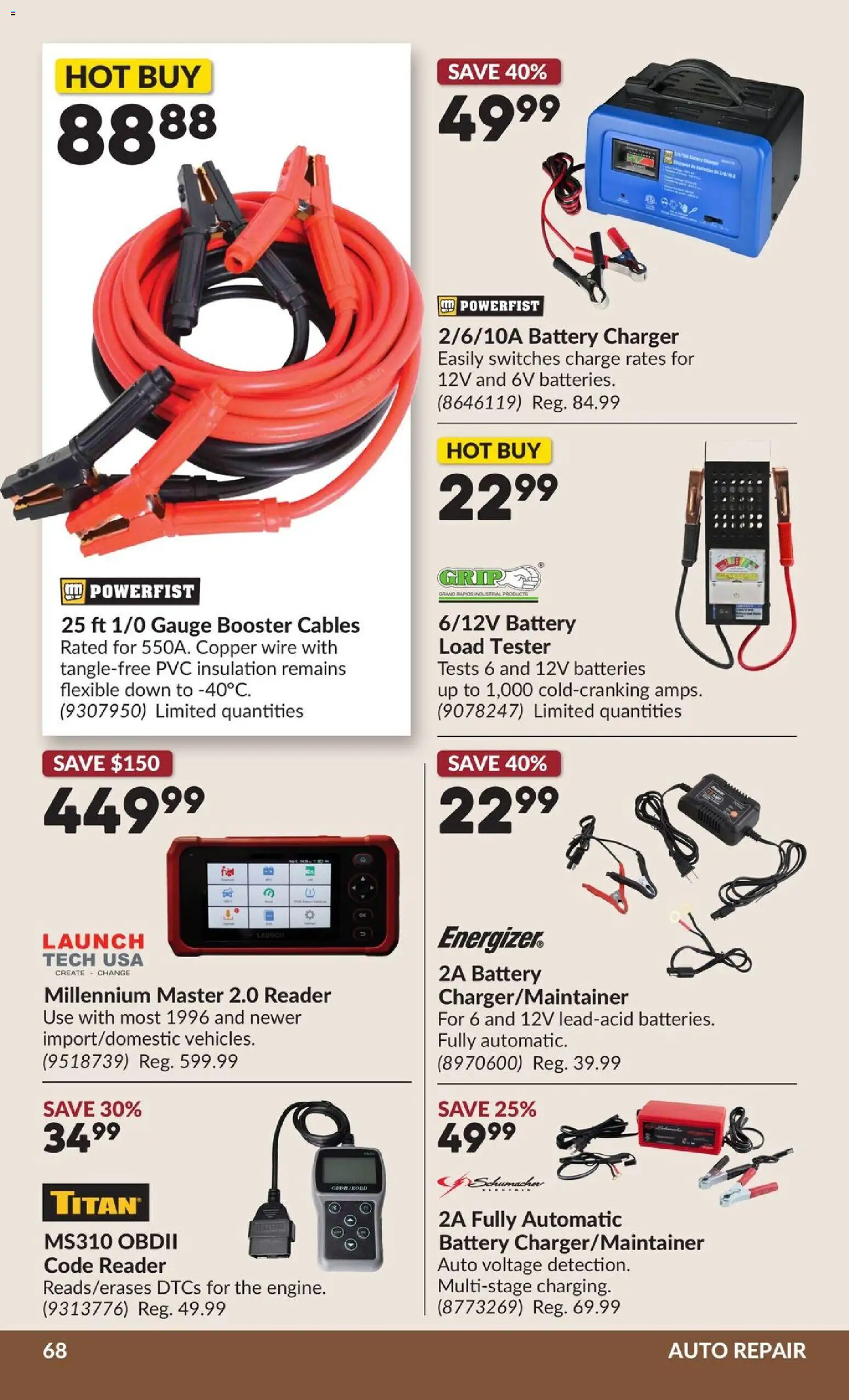 Princess Auto flyer valid from 13.01.2026 | Page: 74 | Products: Battery