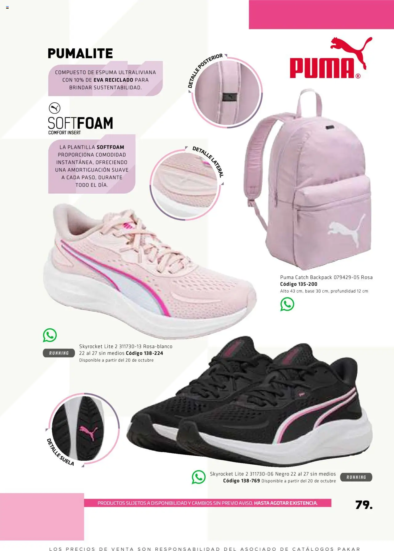 Nuevas ofertas de SC Pakar válidas en toda la República Mexicana desde el 29.08.2025. ¡Encuentra las mejores ofertas en SC Pakar - Catálogo Otoño Women! | Página: 79 | Productos: Espuma