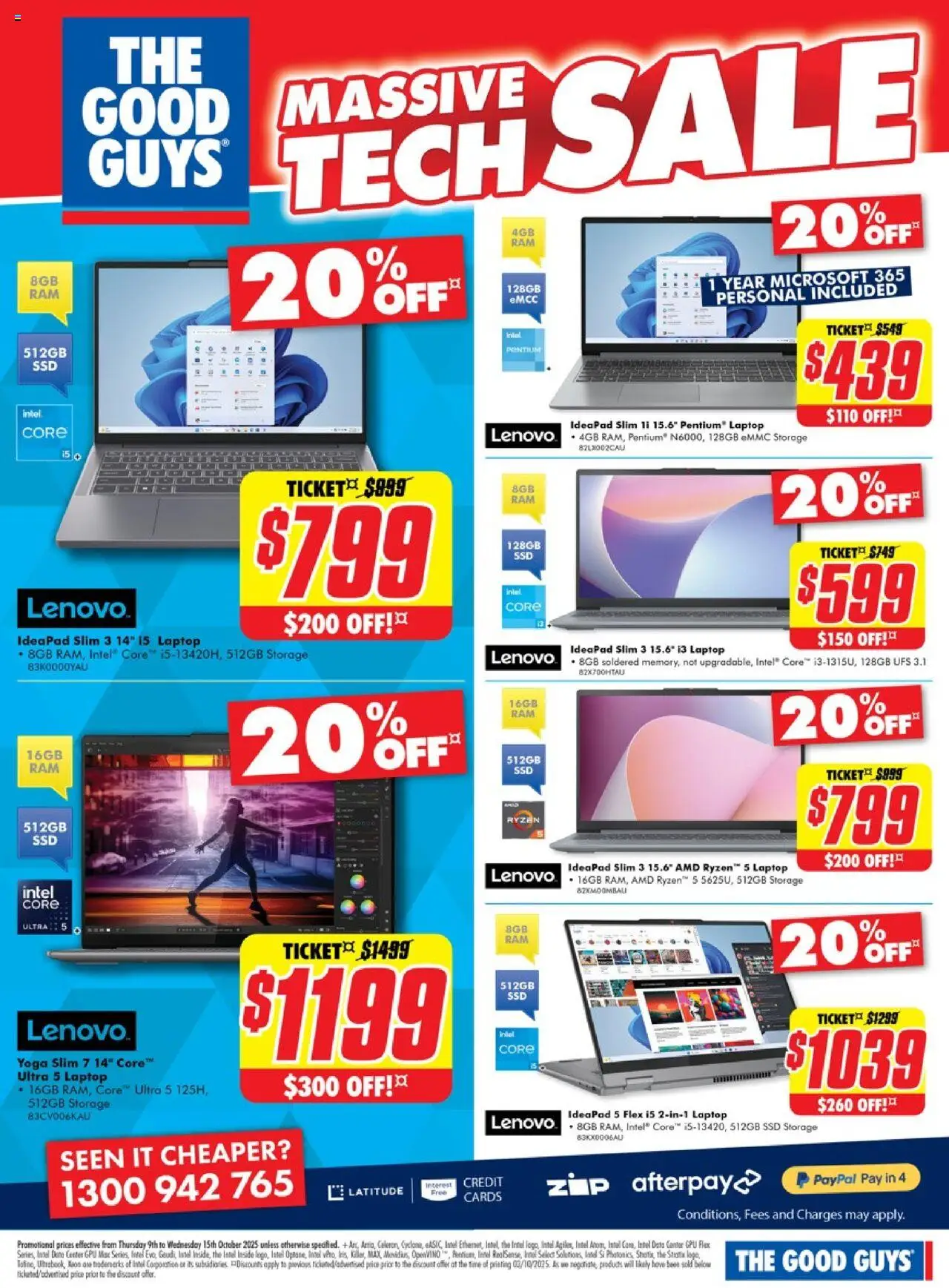 The Good Guys catalogue - valid from 08.10.2025 | Page: 4 | Products: Laptop