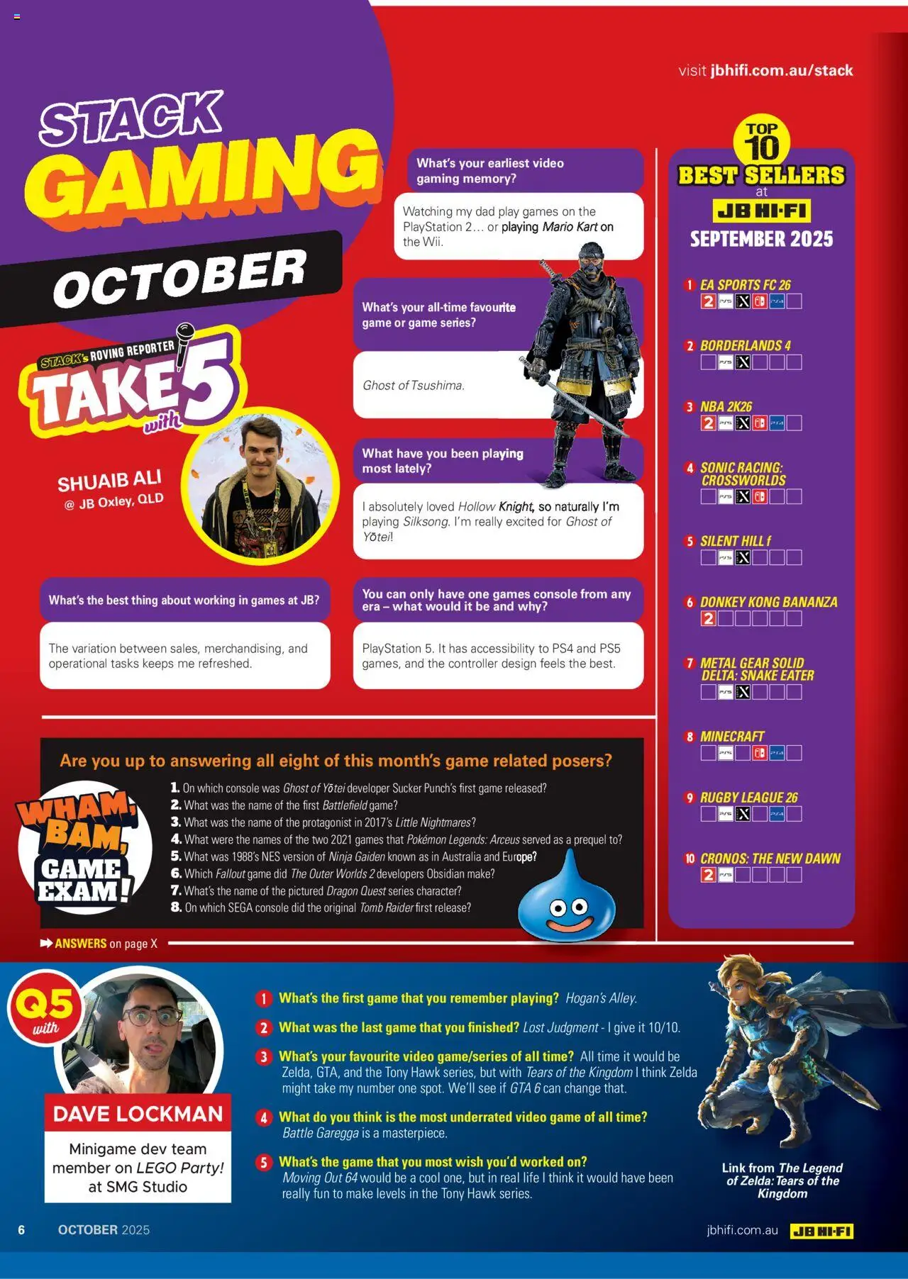 JB Hi-Fi catalogue - valid from 01.10.2025 | Page: 6 | Products: Controller, Playstation, Game