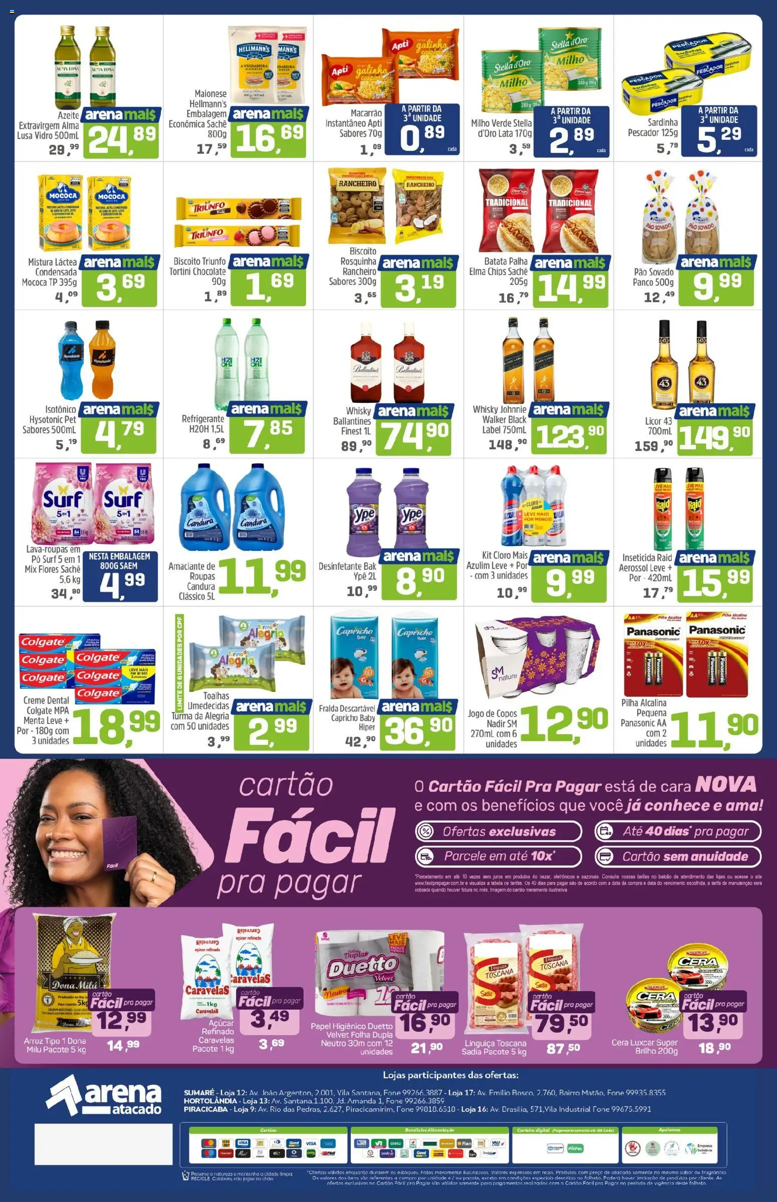 Arena Atacado Folheto - válido de 25.11.2025 | Página: 2 | Produtos: Cará, Milho verde, Açúcar, Inseticida