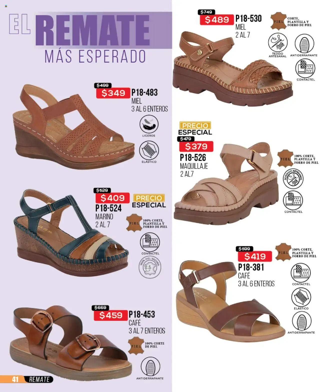 Nuevas ofertas de Cklass válidas en toda la República Mexicana desde el 13.08.2025. ¡Encuentra las mejores ofertas en Cklass - Catálogo Remate Total Calzado! | Página: 42 | Productos: Café, Maquillaje