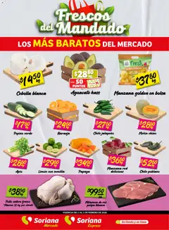Vista previa de Soriana - Frescos del Mandado Mercado: Ver, Tab, Chis, Camp, Yuc y Q. Roo, nuevo folleto de la tienda, válido en México a partir del 03.02.2026