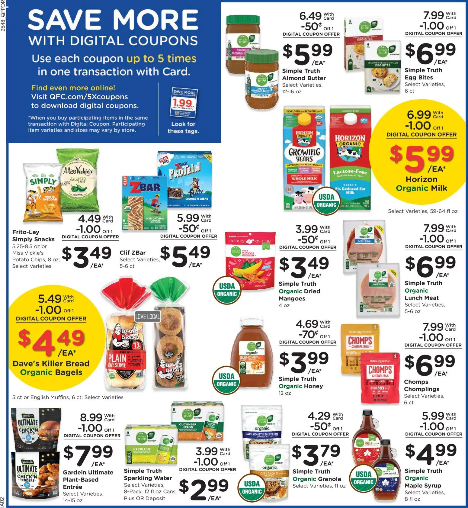 QFC Weekly Ad - OR - valid from 02.01.2026 | Page: 7 | Products: Butter, Bread, Water, Lemon