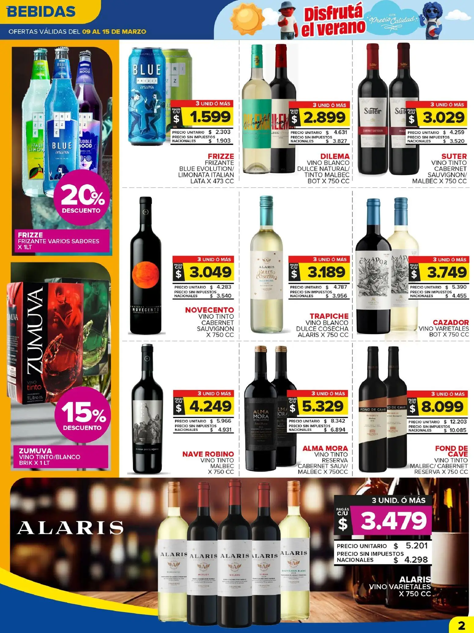 Carrefour Maxi catálogo │ válido desde el 09.03.2026 | Página: 2 | Productos: Vino