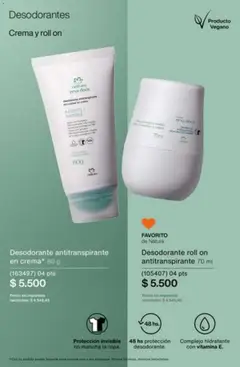 Vista previa Catálogo Natura Ciclo 1/2026 válido desde el 04.12.2025 | Página: 217 | Productos: Desodorante, Antitranspirante, Crema