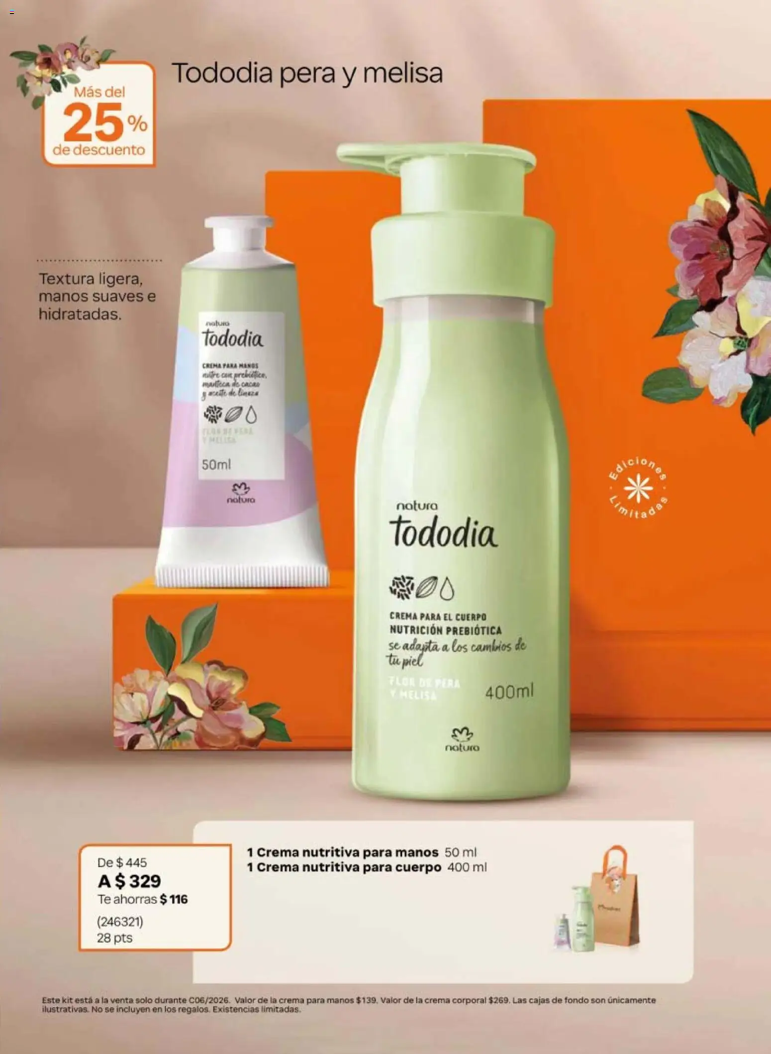 Nuevas ofertas de Natura válidas en toda la República Mexicana desde el 02.04.2026. ¡Encuentra las mejores ofertas en Natura campaña 6 2026! | Página: 33 | Productos: Pera, Crema, Té, Crema corporal