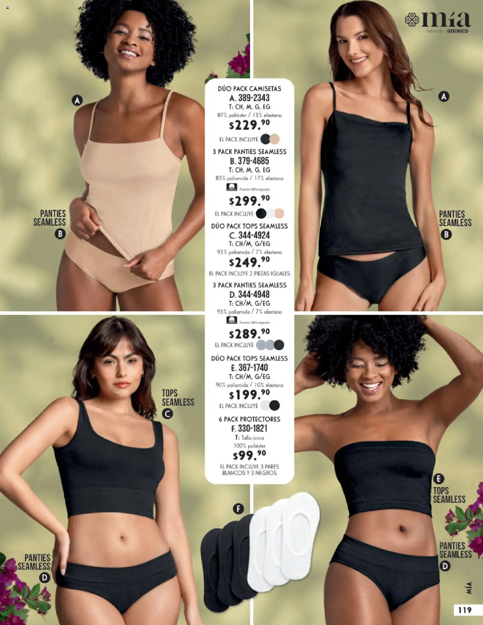 Nuevas ofertas de Andrea válidas en toda la República Mexicana desde el 25.01.2026. ¡Encuentra las mejores ofertas en Andrea catálogo Lencería & vestir interior! | Página: 15