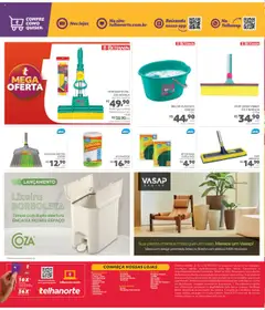 Telhanorte - Ofertas Gra Feira - Pré-Visualização do folheto da loja Telhanorte, válido de 02.10.2025 | Página: 16 | Produtos: Banco, Lixeira, Vassoura, Balde