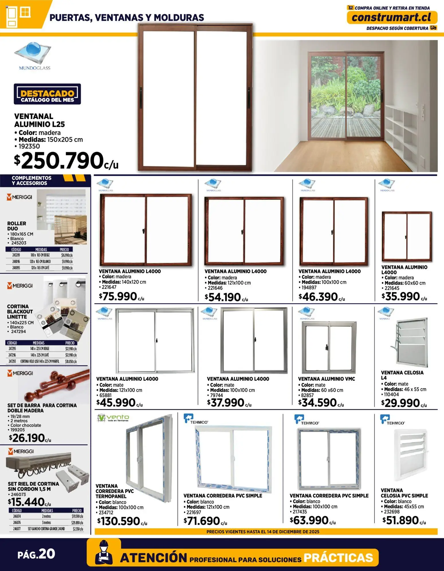 Construmart Ofertas │ válido desde el 01.12.2025 | Página: 20 | Productos: Mate, Riel, Café, Chocolate