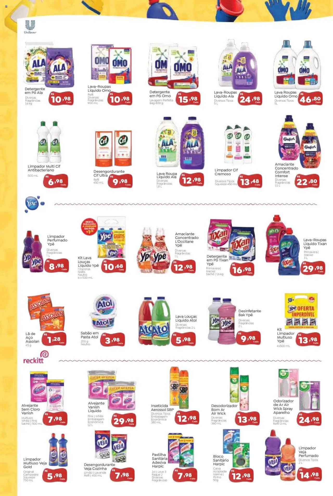 Novo Atacarejo Folheto - válido de 12.09.2025 | Página: 2 | Produtos: Esponja, Desengordurante, Sabão, Desinfetante