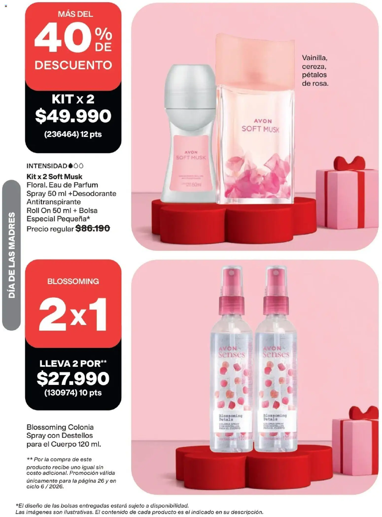 Avon revista - valida desde el 11.03.2026 | Página: 26 | Productos: Bolsa, Antitranspirante