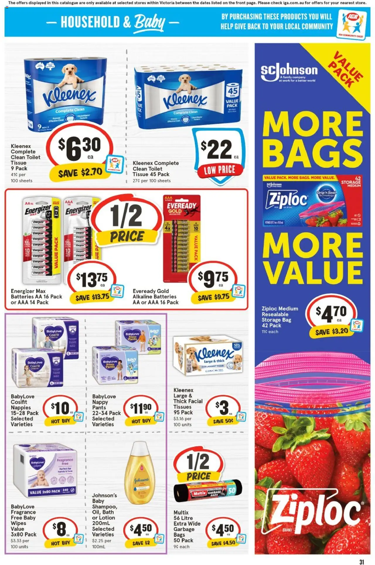 IGA catalogue - valid from 25.06.2025 | Page: 29 | Products: Powder, Lotion, Soap, Hand wash