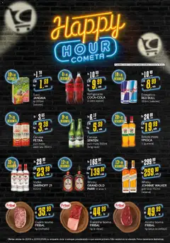 Cometa Supermercados ofertas Happy Hour - Pré-Visualização do folheto da loja Cometa Supermercados, válido de 20.03.2026