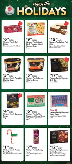 Preview of Save on foods - Holiday Flyer from shop Save on foods valid from 18.12.2025 | Page: 18 | Products: Carrot, Cream, Ice cream, Pumpkin