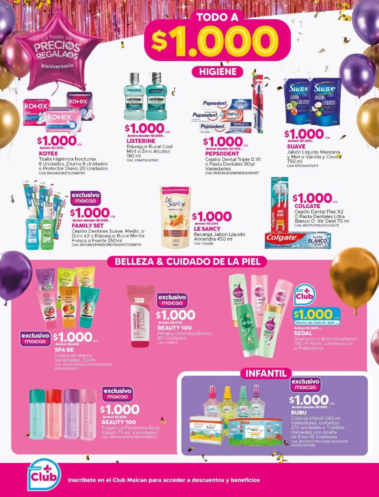Maicao ofertas  │ válido desde el 01.09.2025 | Página: 2 | Productos: Toalla higienica, Fragancia, Jabón, Aceite