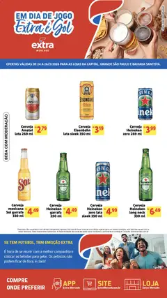 Extra ofertas de Mercado Viral Gol - Pré-Visualização do folheto da loja Extra, válido de 24.03.2026