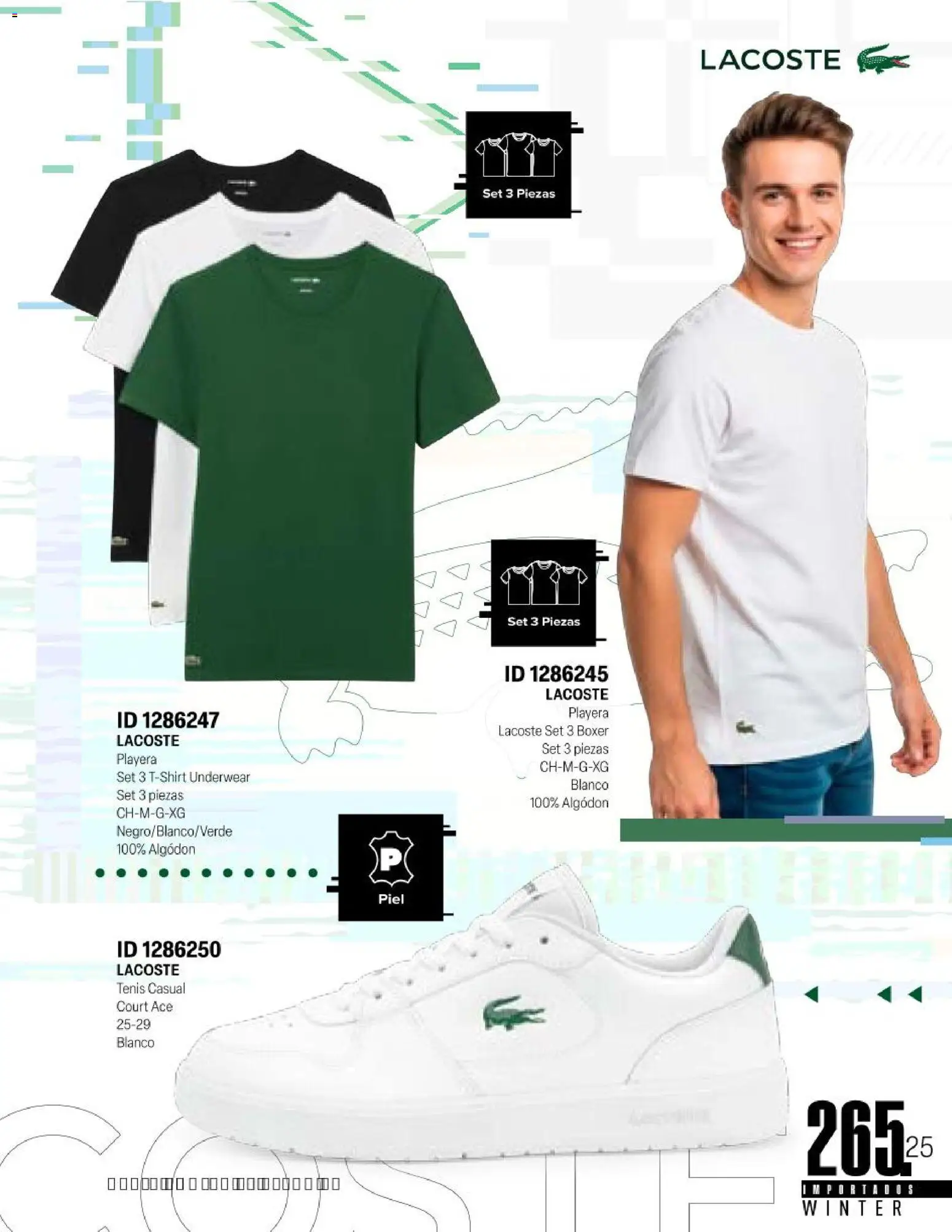 Nuevas ofertas de Price Shoes válidas en toda la República Mexicana desde el 11.11.2025. ¡Encuentra las mejores ofertas en Price Shoes catálogo Importados Winter 2025  ! | Página: 265 | Productos: Tenis, Algodón, Playera