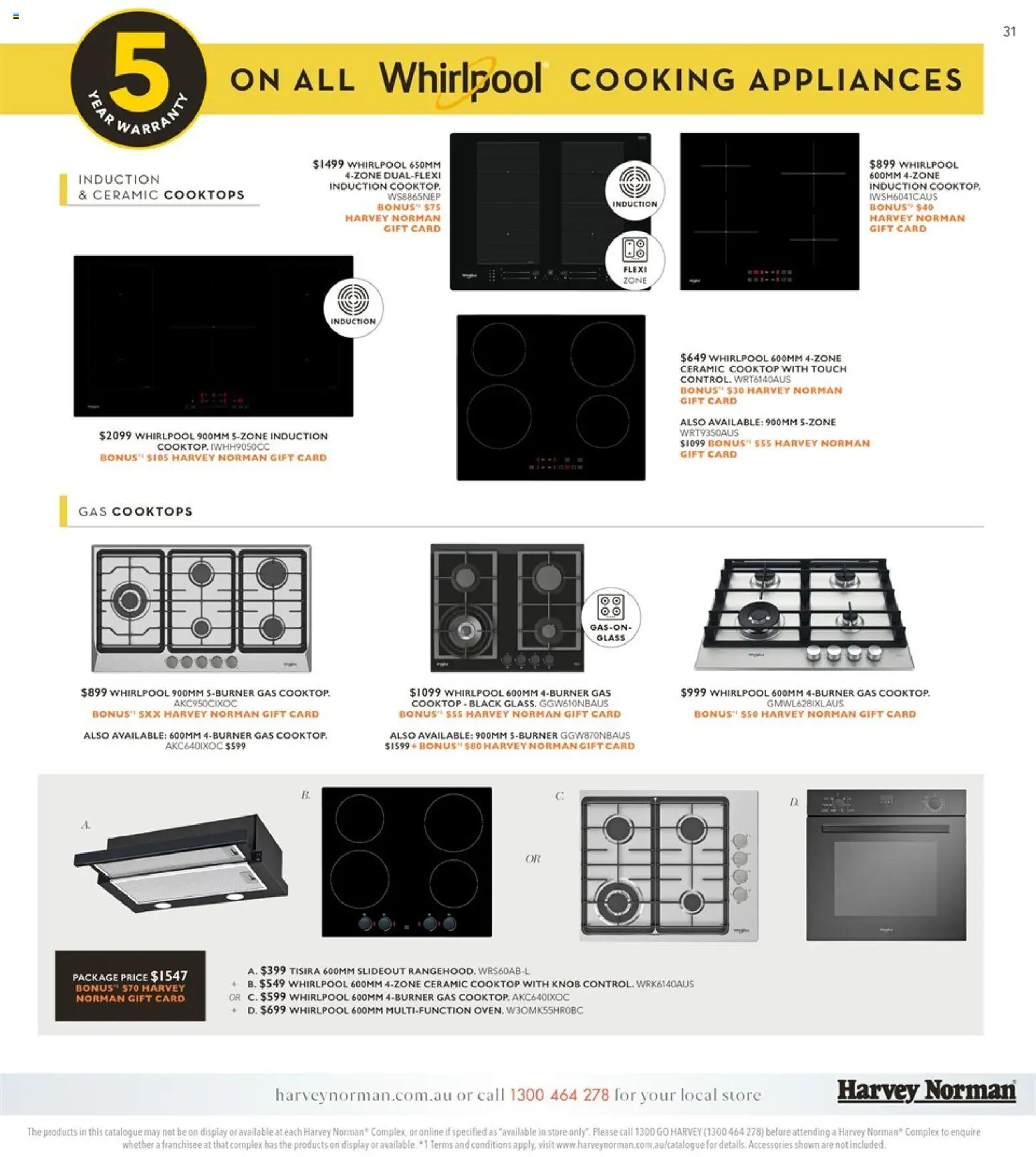 Harvey Norman catalogue - valid from 29.04.2026 | Page: 31 | Products: Cooktop