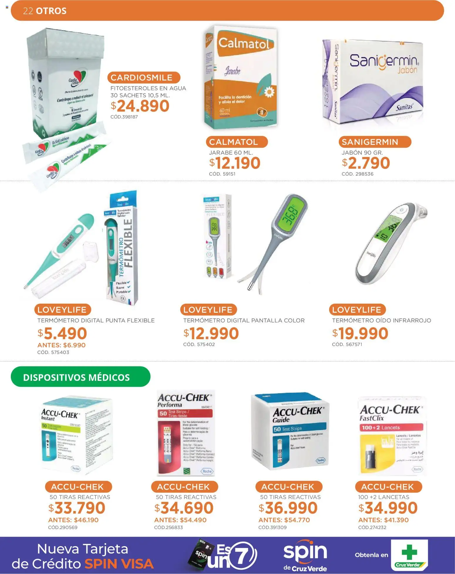 Cruz Verde - Ahorro Verano │ válido desde el 01.01.2026 | Página: 22 | Productos: Agua, Termómetro, Flexible, Jabón