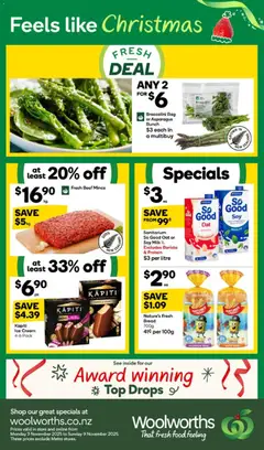 Woolworth South Island catalogue preview  - valid from 03.11.2025