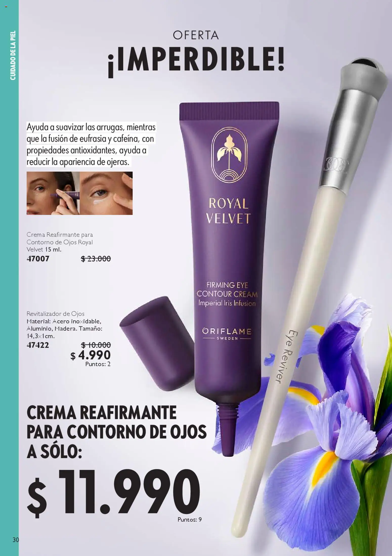 Oriflame catálogo │ válido desde el 14.02.2026 | Página: 30 | Productos: Contorno, Crema, Contorno de ojos