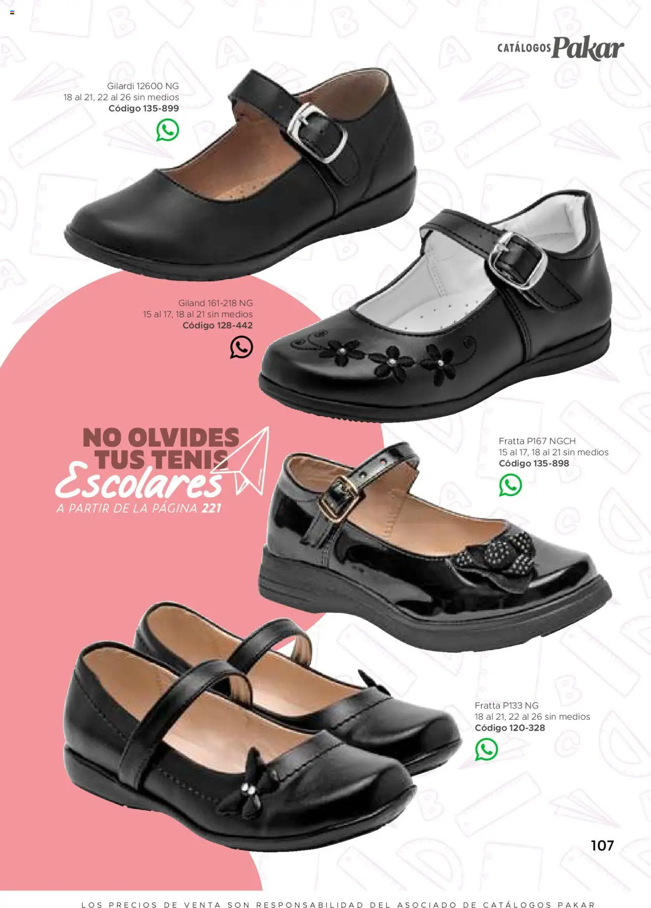 Nuevas ofertas de SC Pakar válidas en toda la República Mexicana desde el 24.07.2025. ¡Encuentra las mejores ofertas en SC Pakar - Catálogo Nina otoño / invierno! | Página: 107 | Productos: Tenis