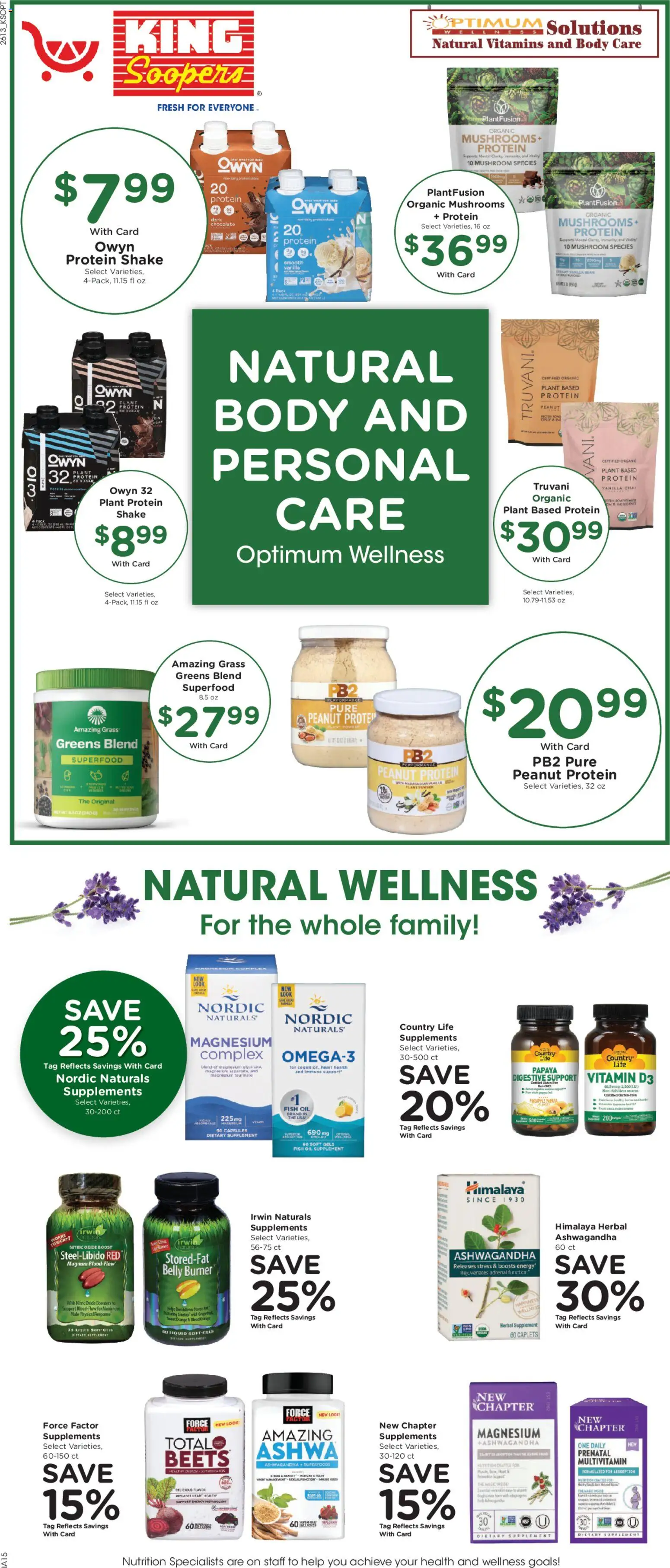King Soopers Weekly Ad - valid from 29.04.2026 | Page: 10 | Products: Magnesium, Fish Oil, Mushrooms, Pineapple