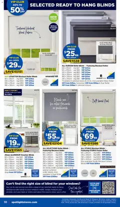 Spotlight catalogue - valid from 16.07.2025 | Page: 10 | Products: Blinds, Emerald, Sunscreen, Cutter