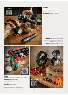 Vista previa de El Corte Inglés catálogo La Caza temporada, nuevo folleto de la tienda, válido en México a partir del 01.10.2025 | Página: 34 | Productos: Linterna, Aceite, Desengrasante