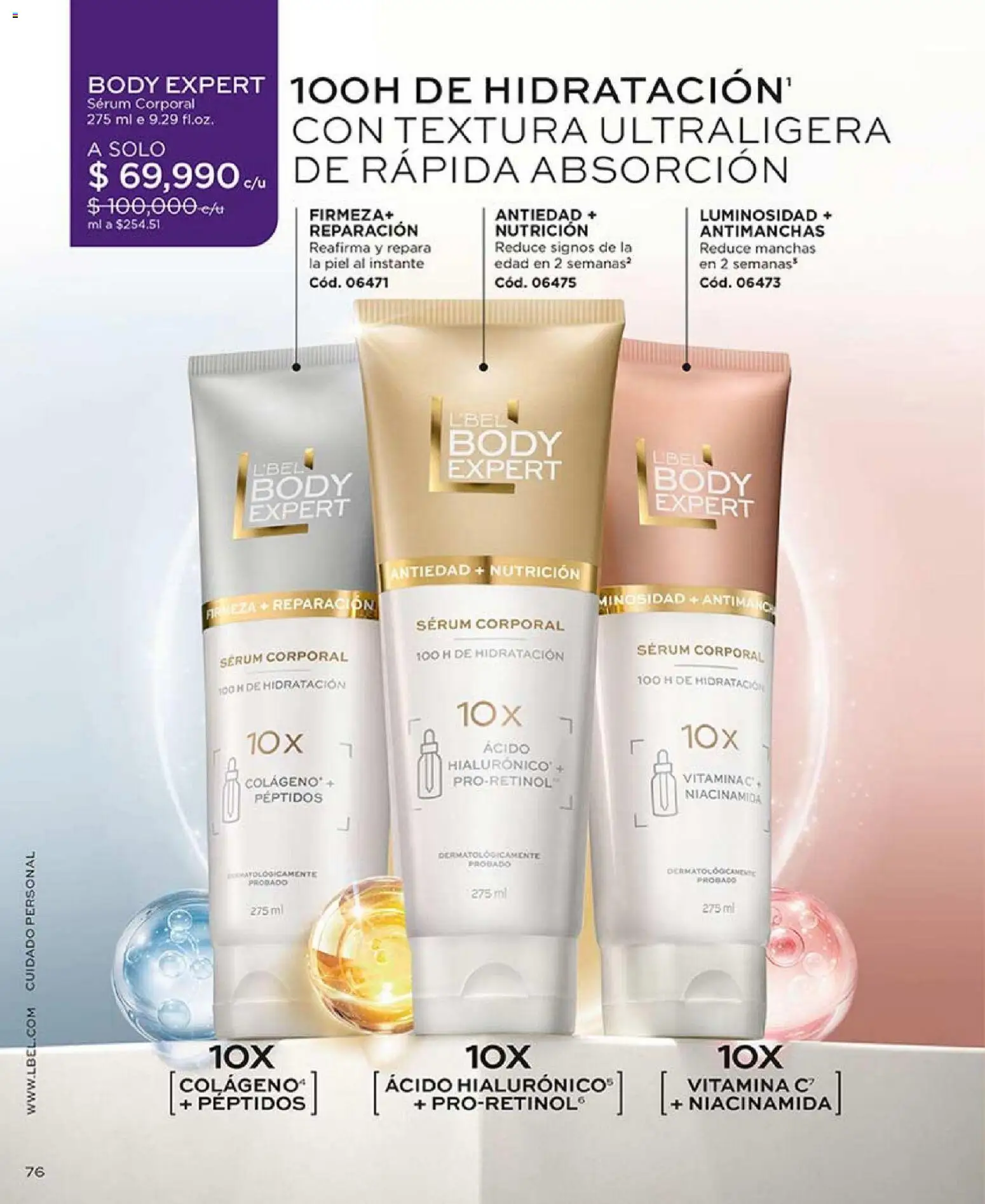 L'Bel revista - valida desde el 01.04.2026 | Página: 80 | Productos: Body, Serum