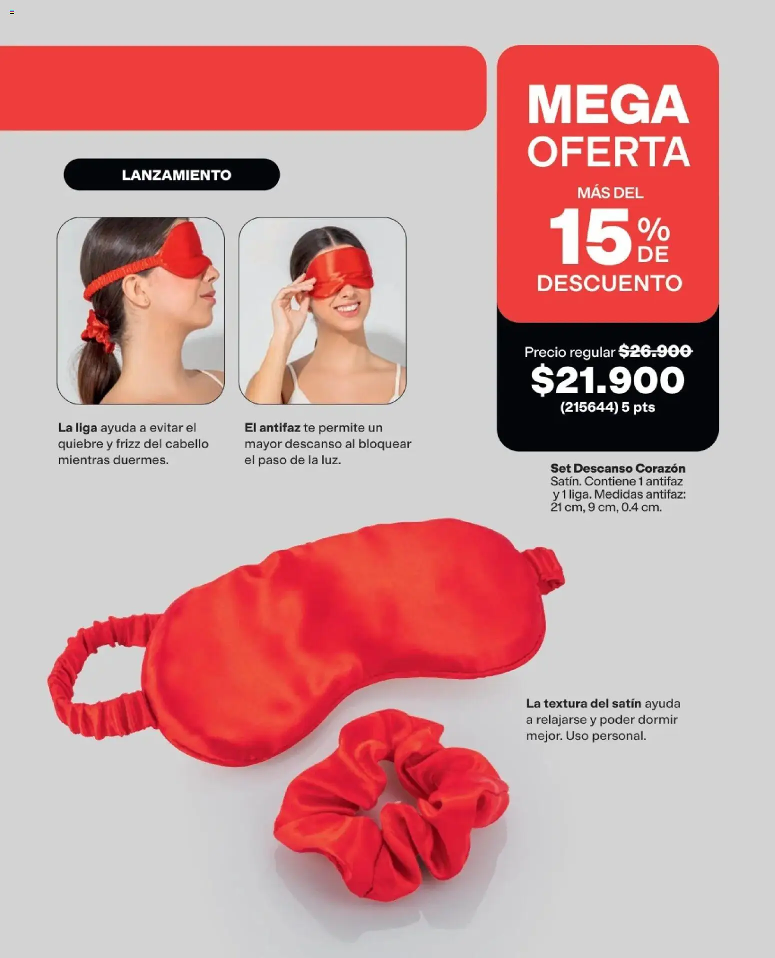 Avon revista - valida desde el 01.05.2026 | Página: 169 | Productos: Té, Antifaz, Liga