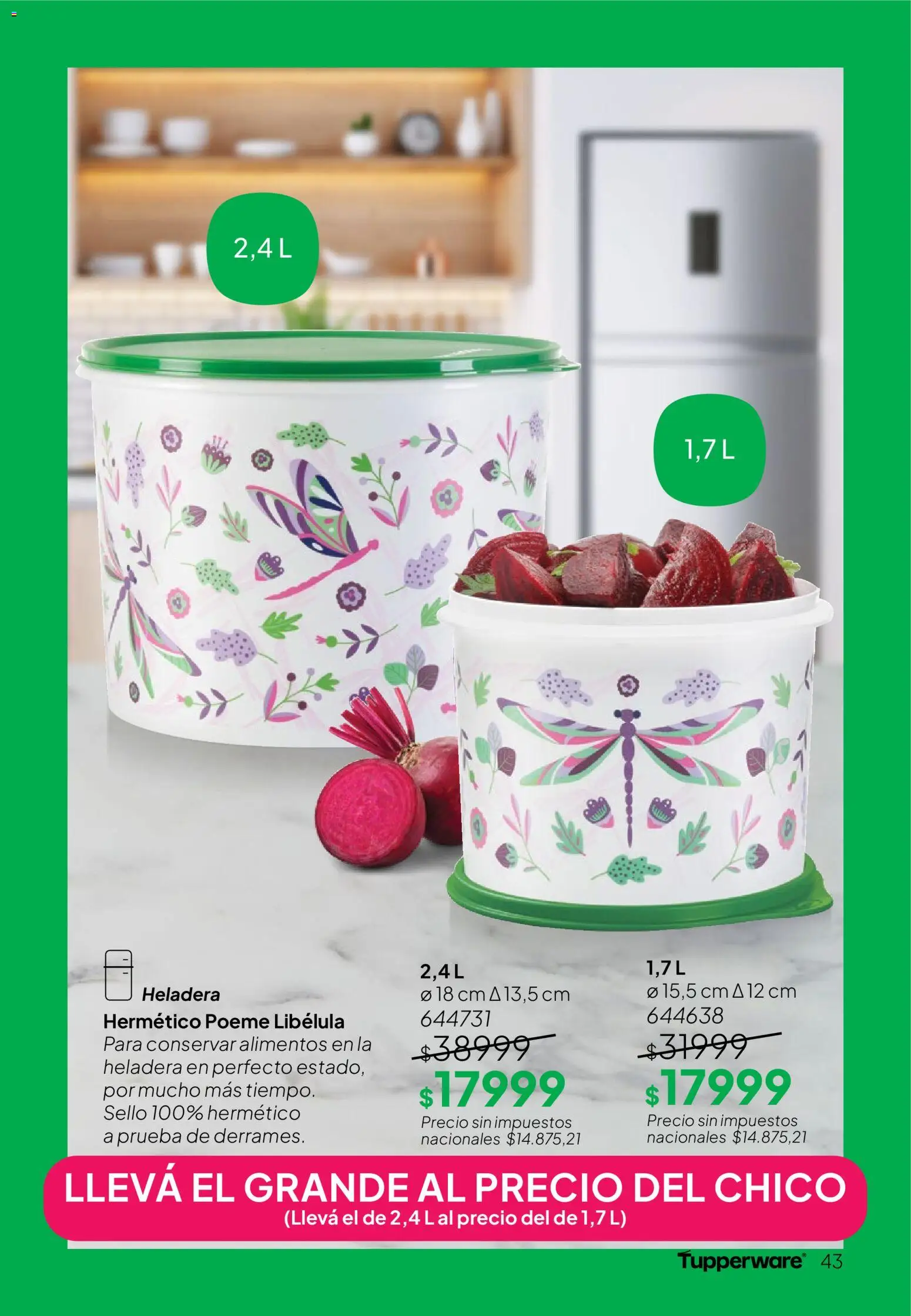 Tupperware Folleto │ válido desde el 09.12.2025 | Página: 44 | Productos: Heladera