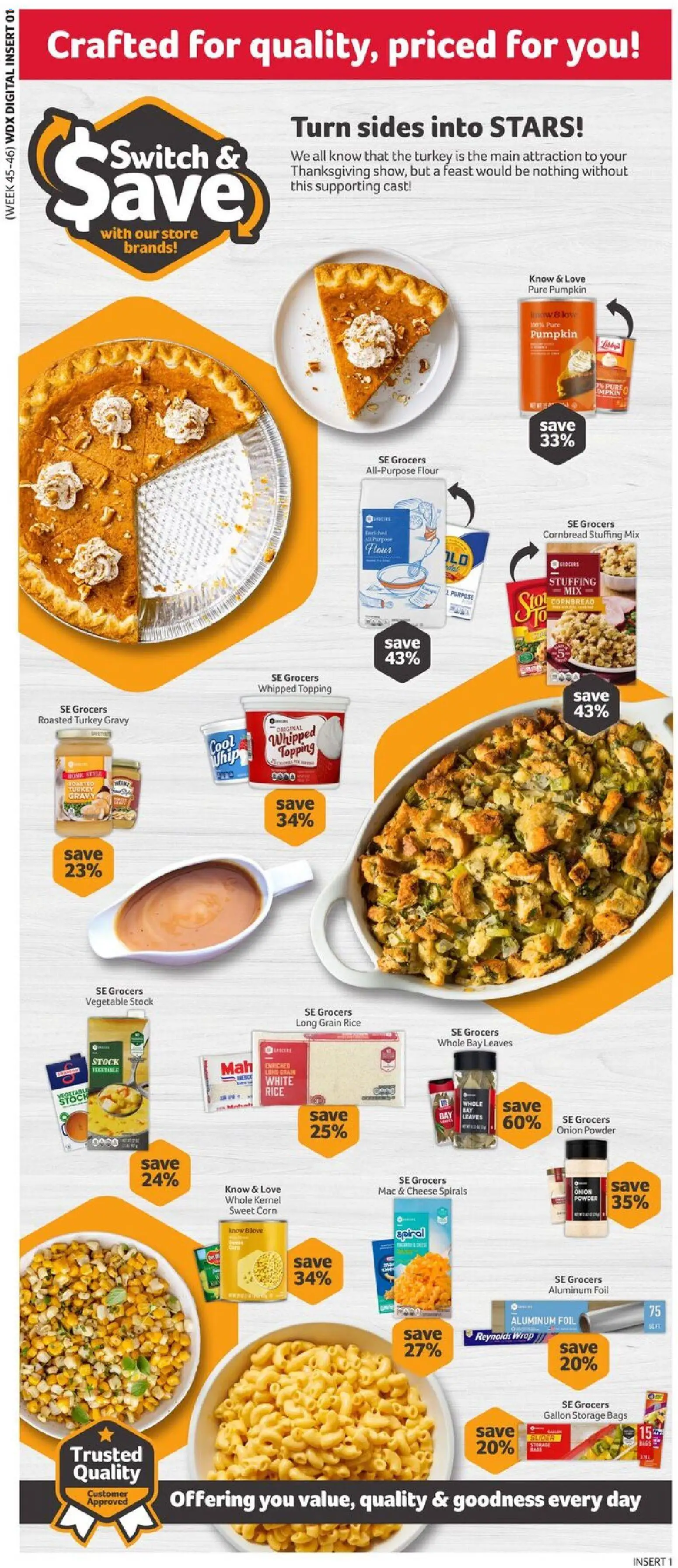 Winn Dixie Weekly Circular - GA - valid from 29.10.2025 | Page: 6 | Products: Cheese, Rice, Switch, Onion