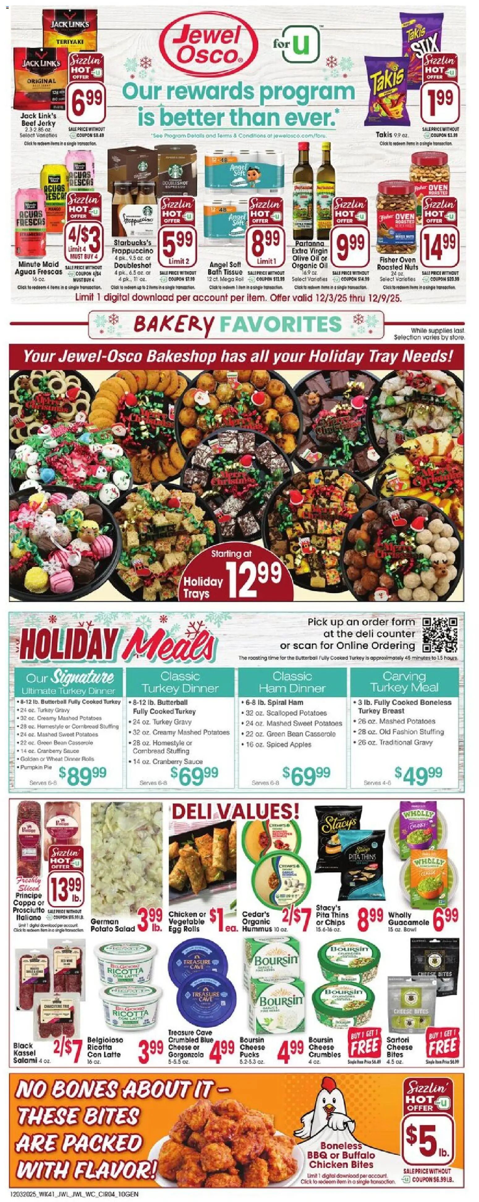 Jewel Osco Weekly Ad - IL - valid from 03.12.2025 | Page: 4 | Products: Oil, Chips, Nuts, Pumpkin