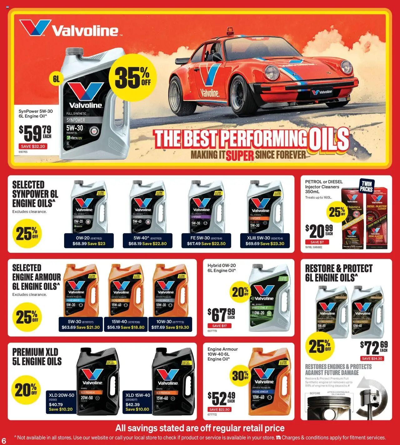 Supercheap Auto catalogue - valid from 15.10.2025 | Page: 6 | Products: Cleaner, Oil