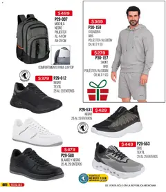 Vista previa de Cklass catálogo Rebajas Navideñas Calzado, nuevo folleto de la tienda, válido en México a partir del 30.11.2025 | Página: 402 | Productos: Mochila, Sudadera, Short