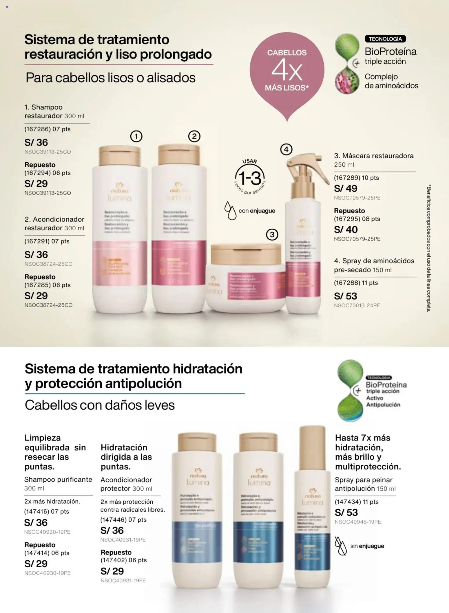 Catálogo Natura válido desde 18.02.2026 | Página: 129 | Productos: Máscara, Shampoo, Acondicionador