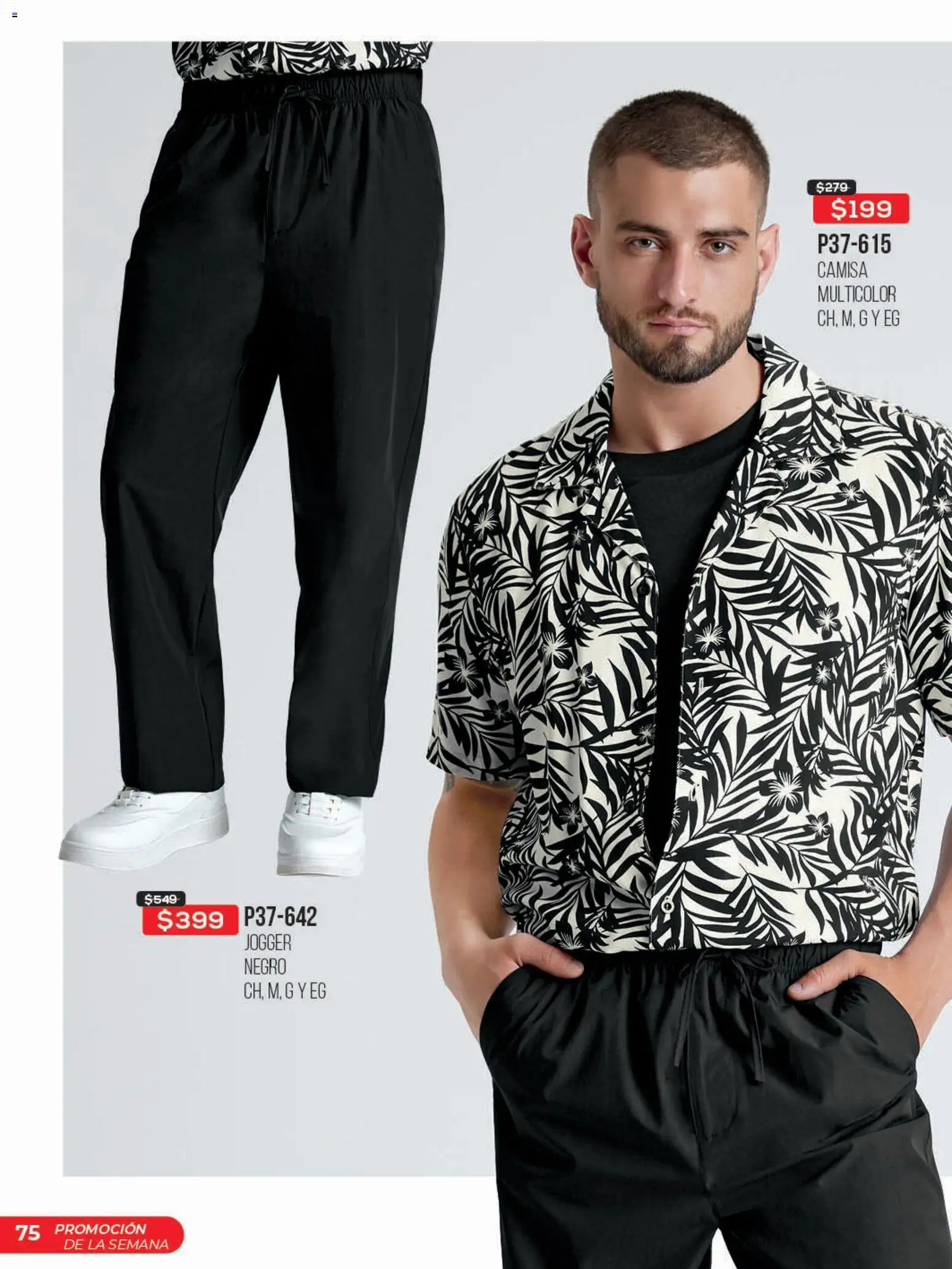 Nuevas ofertas de Cklass válidas en toda la República Mexicana desde el 03.03.2026. ¡Encuentra las mejores ofertas en Cklass catálogo Promo semanal! | Página: 76 | Productos: Camisa