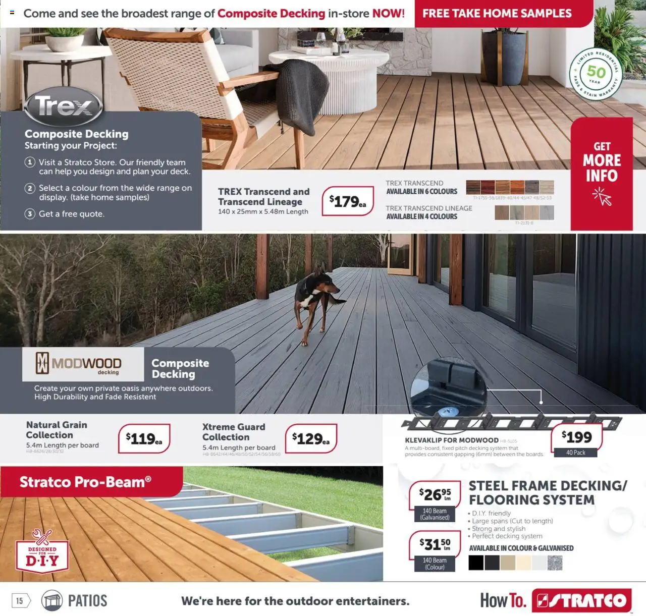 Stratco catalogue - valid from 27.06.2025 | Page: 15 | Products: Decking, Flooring