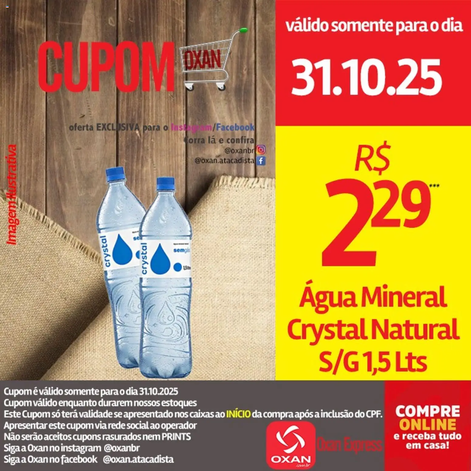 Oxan Atacadista Folheto - válido de 31.10.2025 | Página: 17 | Produtos: Água mineral