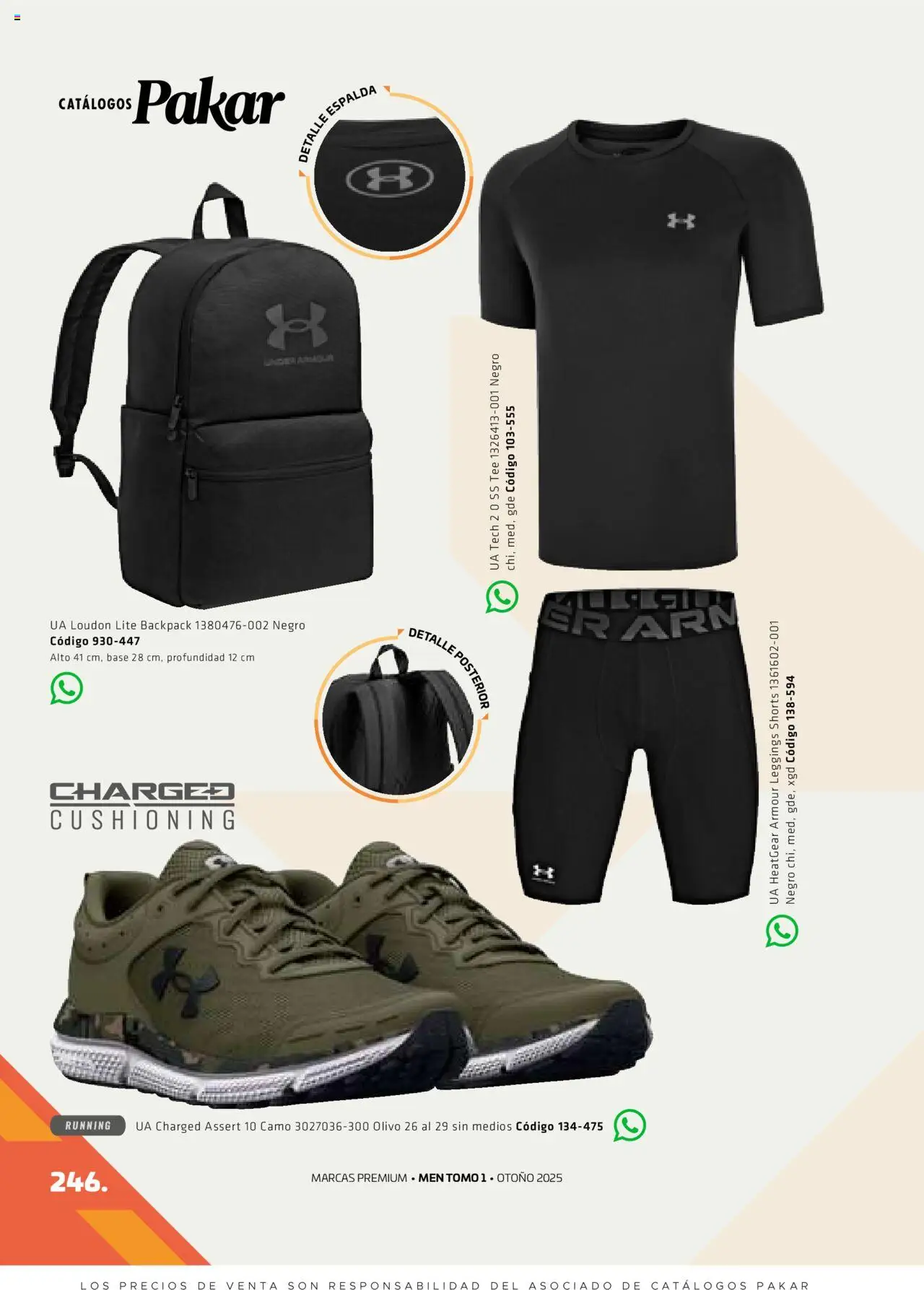 Nuevas ofertas de SC Pakar válidas en toda la República Mexicana desde el 29.08.2025. ¡Encuentra las mejores ofertas en SC Pakar - Catálogo Otoño Men Tomo 1! | Página: 246 | Productos: Leggings