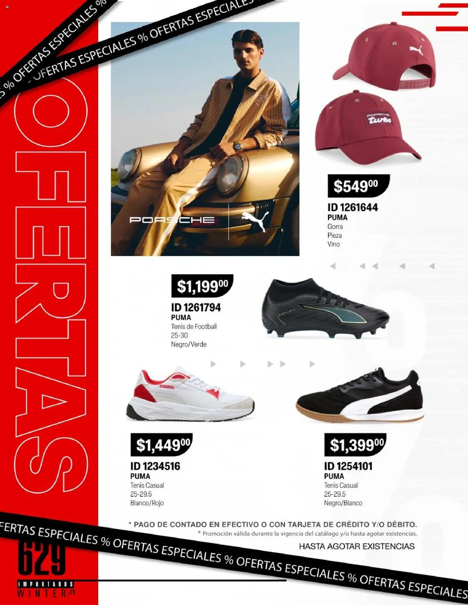 Nuevas ofertas de Price Shoes válidas en toda la República Mexicana desde el 24.11.2025. ¡Encuentra las mejores ofertas en Price Shoes catálogo Importados Winter! | Página: 3 | Productos: Tenis, Gorra, Vino