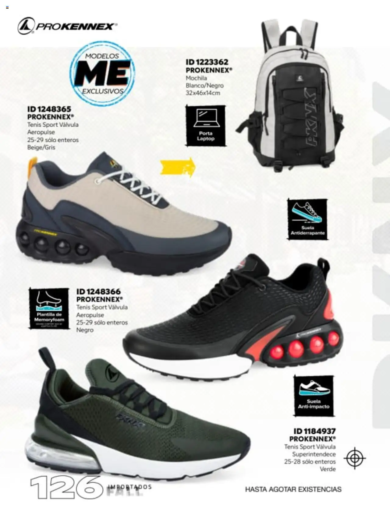 Nuevas ofertas de Price Shoes válidas en toda la República Mexicana desde el 18.08.2025. ¡Encuentra las mejores ofertas en Price Shoes - Catálogo Fall Importados! | Página: 126 | Productos: Tenis, Mochila, Válvula