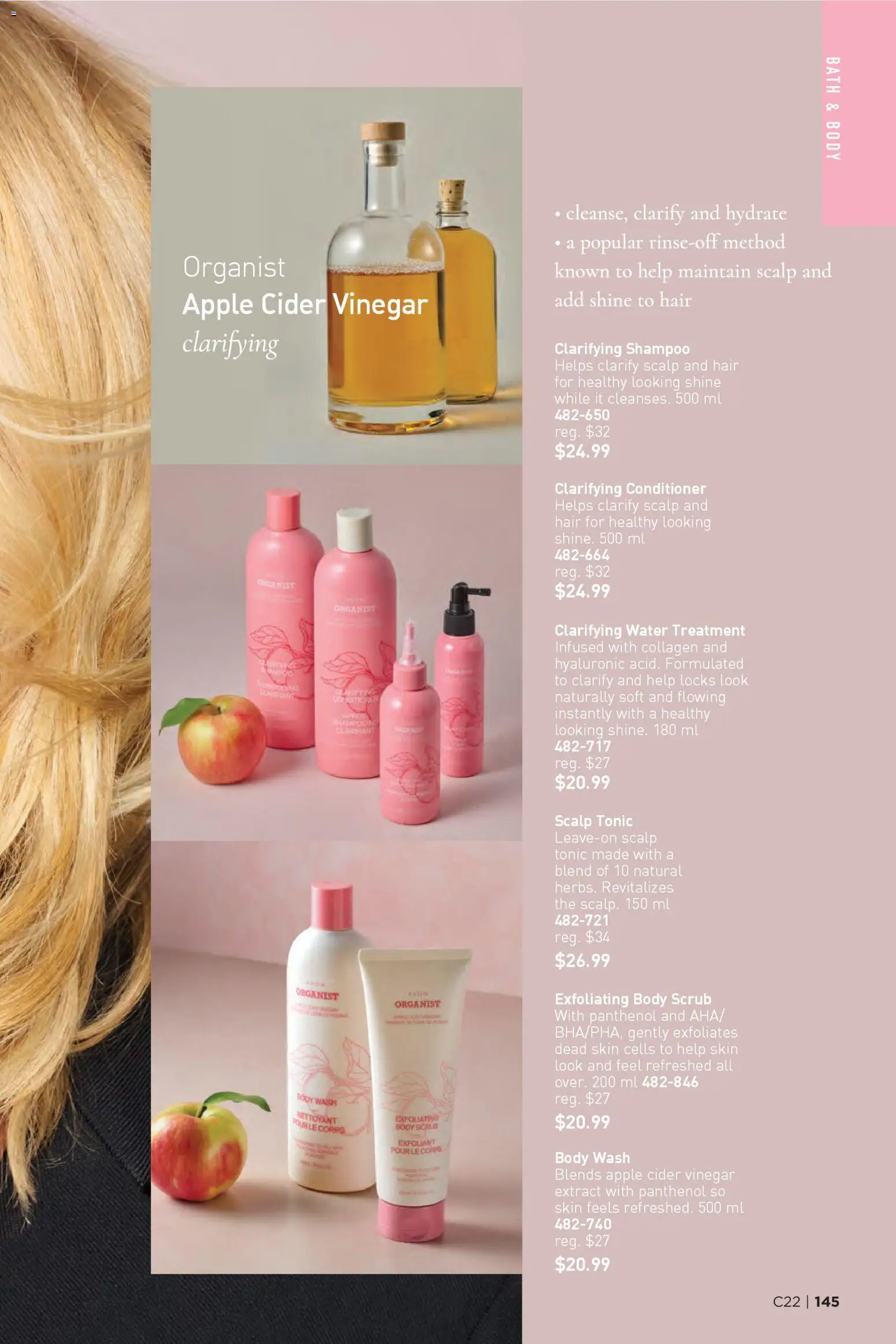 Avon flyer valid from 23.10.2025 | Page: 145 | Products: Shampoo, Conditioner, Body wash, Bath