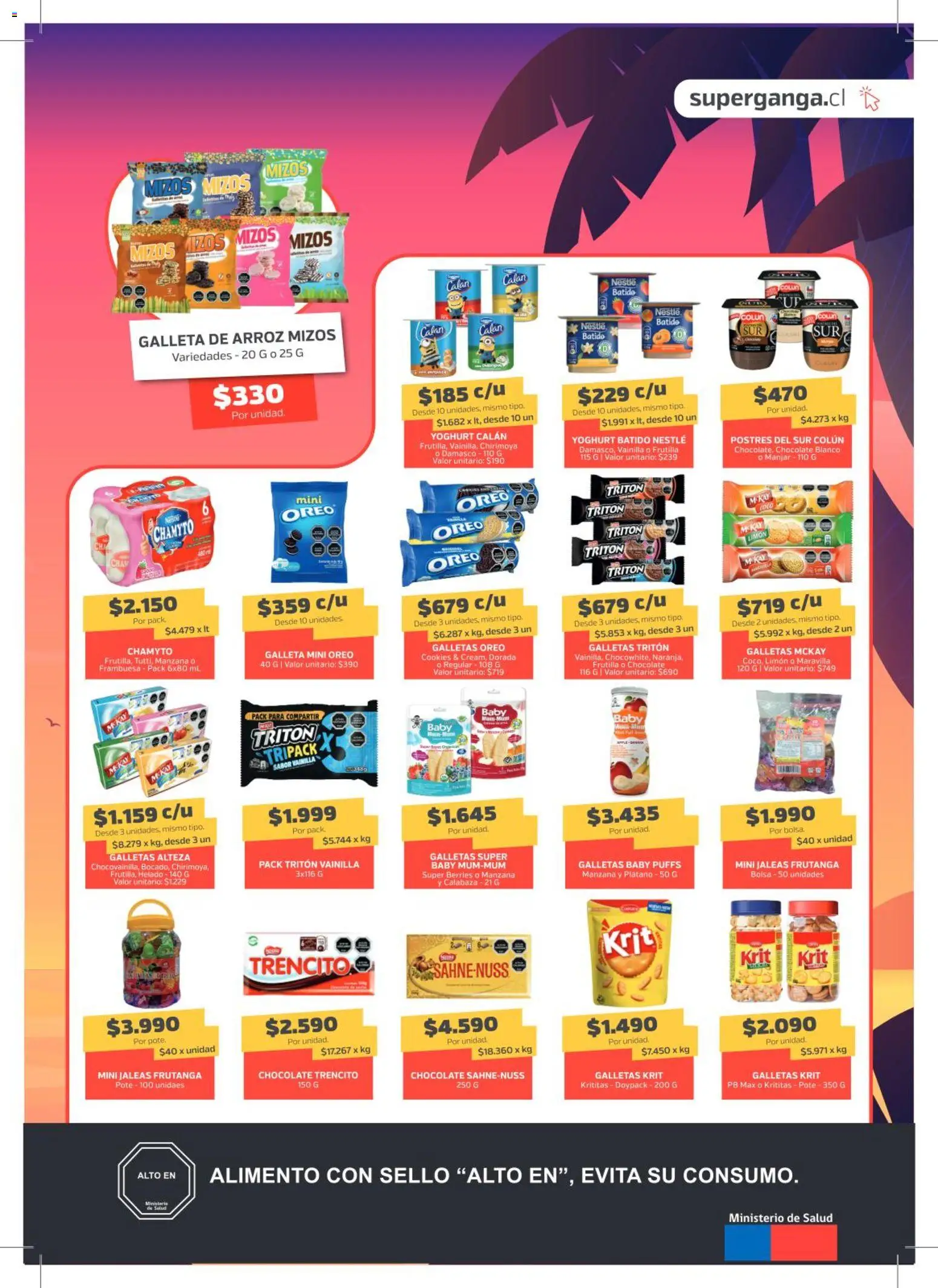 Super Ganga ofertas  │ válido desde el 17.02.2026 | Página: 3 | Productos: Plátano, Arroz, Manjar, Helado