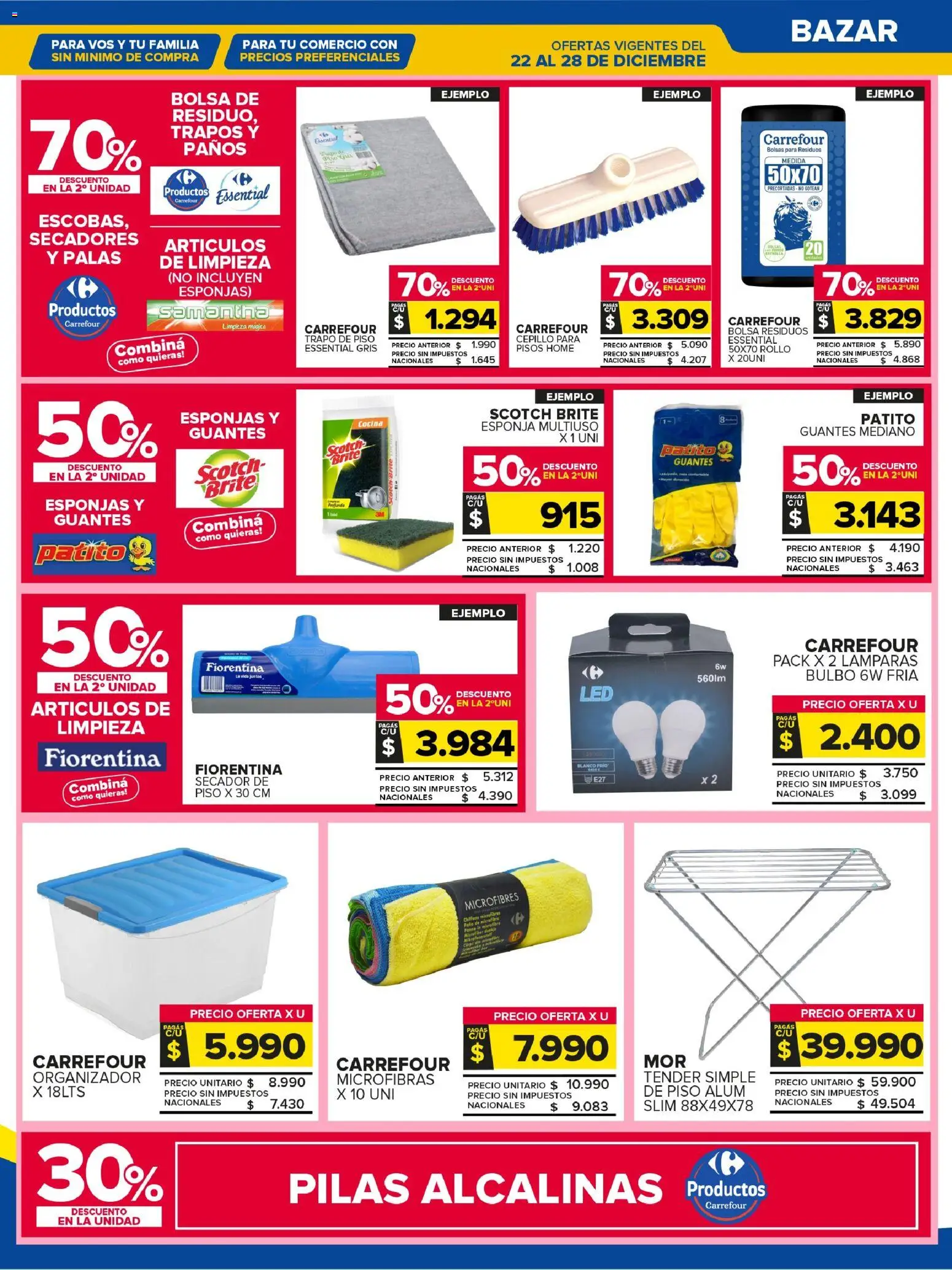 Carrefour Maxi catálogo │ válido desde el 22.12.2025 | Página: 26 | Productos: Trapo de piso, Pilas, Cepillo, Esponja