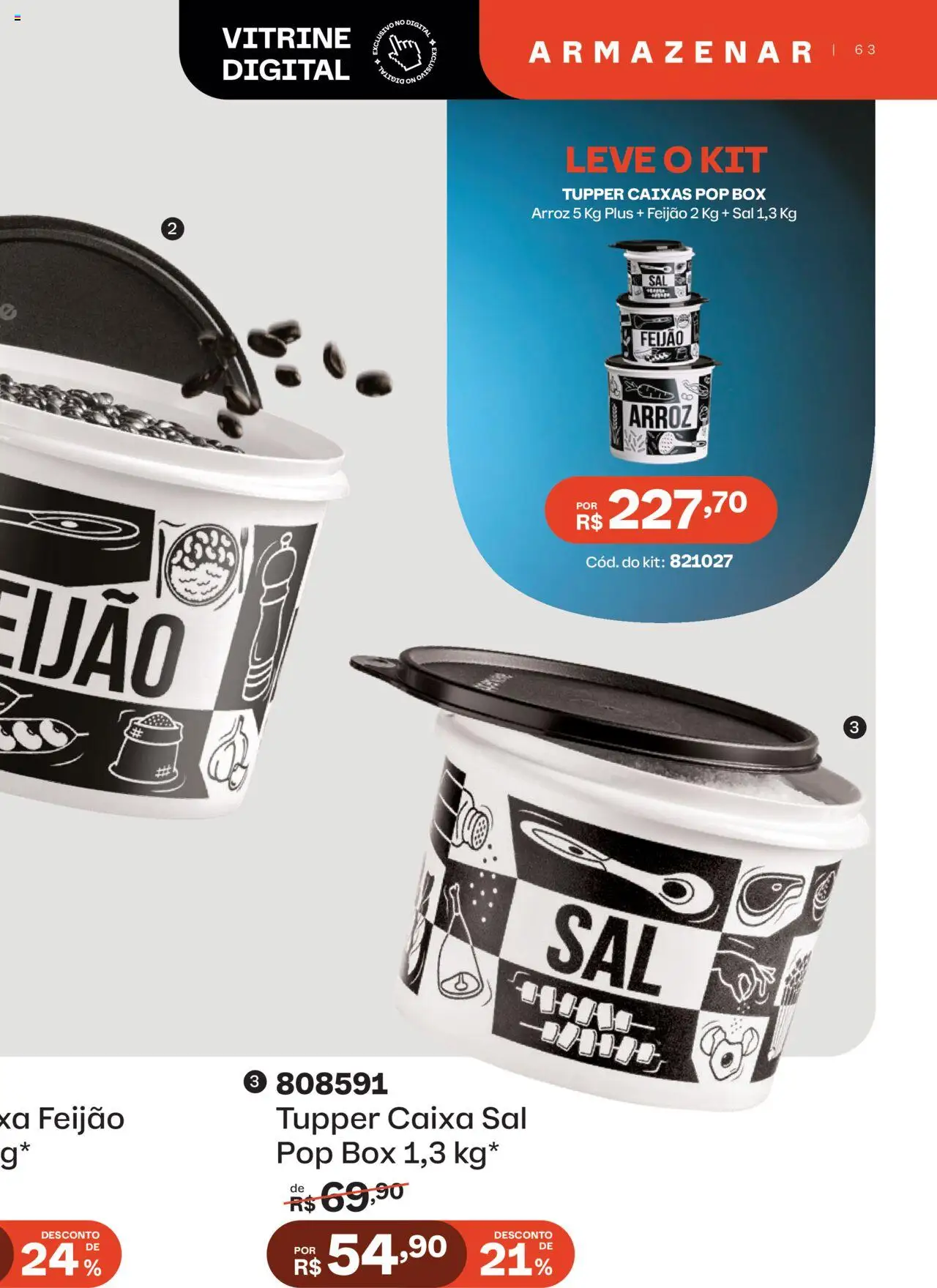 Tupperware Folheto - válido de 01.11.2025 | Página: 65 | Produtos: Feijão, Caixa, Arroz, Sal